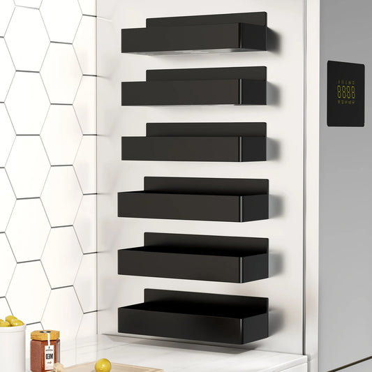 6pcs Magnetic Storage Rack Refrigerator/Washing Machine No-Drill