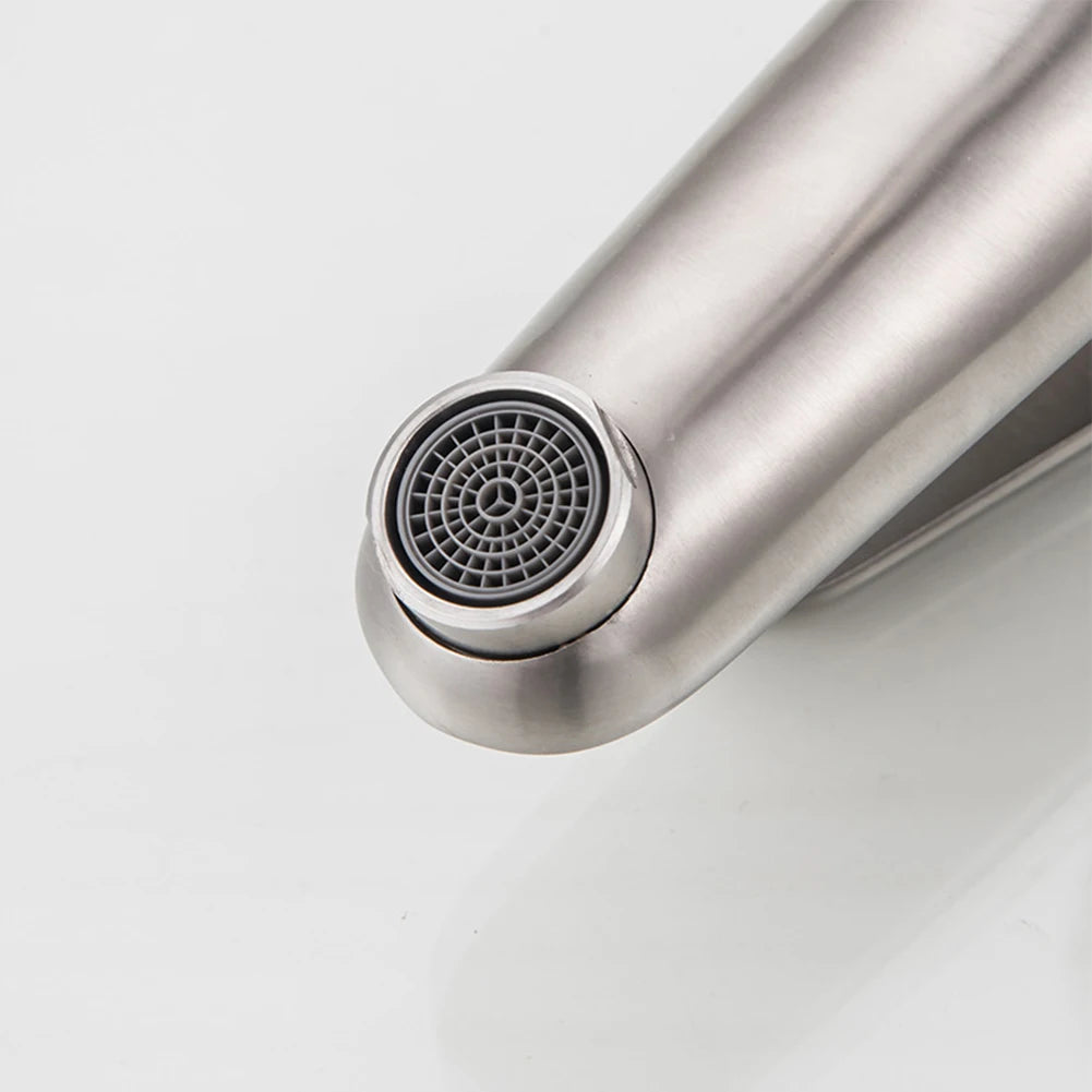 Bathroom Basin Faucet Stainless Steel Cold Water Tap
