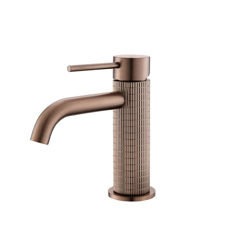 Brushed Rose Gold Bathroom Faucet Brushed Gold Basin