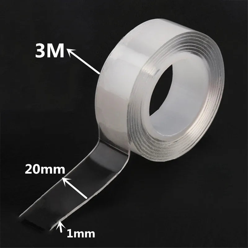 1m/3m/5m Ultra-Strong Powerful Double Sided Adhesive Nano Tape