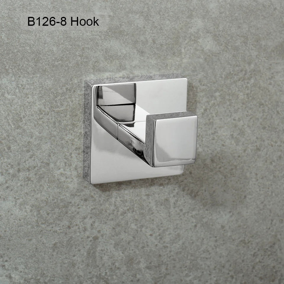 Stainless Steel Bathroom Hardware Mirror Chrome Polished Towel