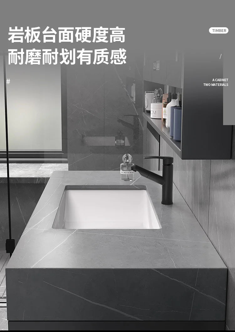 Washbasin Floor Bathroom Cabinets Vintage Drawer Light Toilet