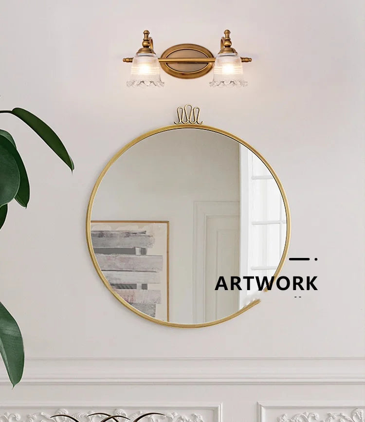 3head Mirror Front Lamp Modern Wall Light Bronze