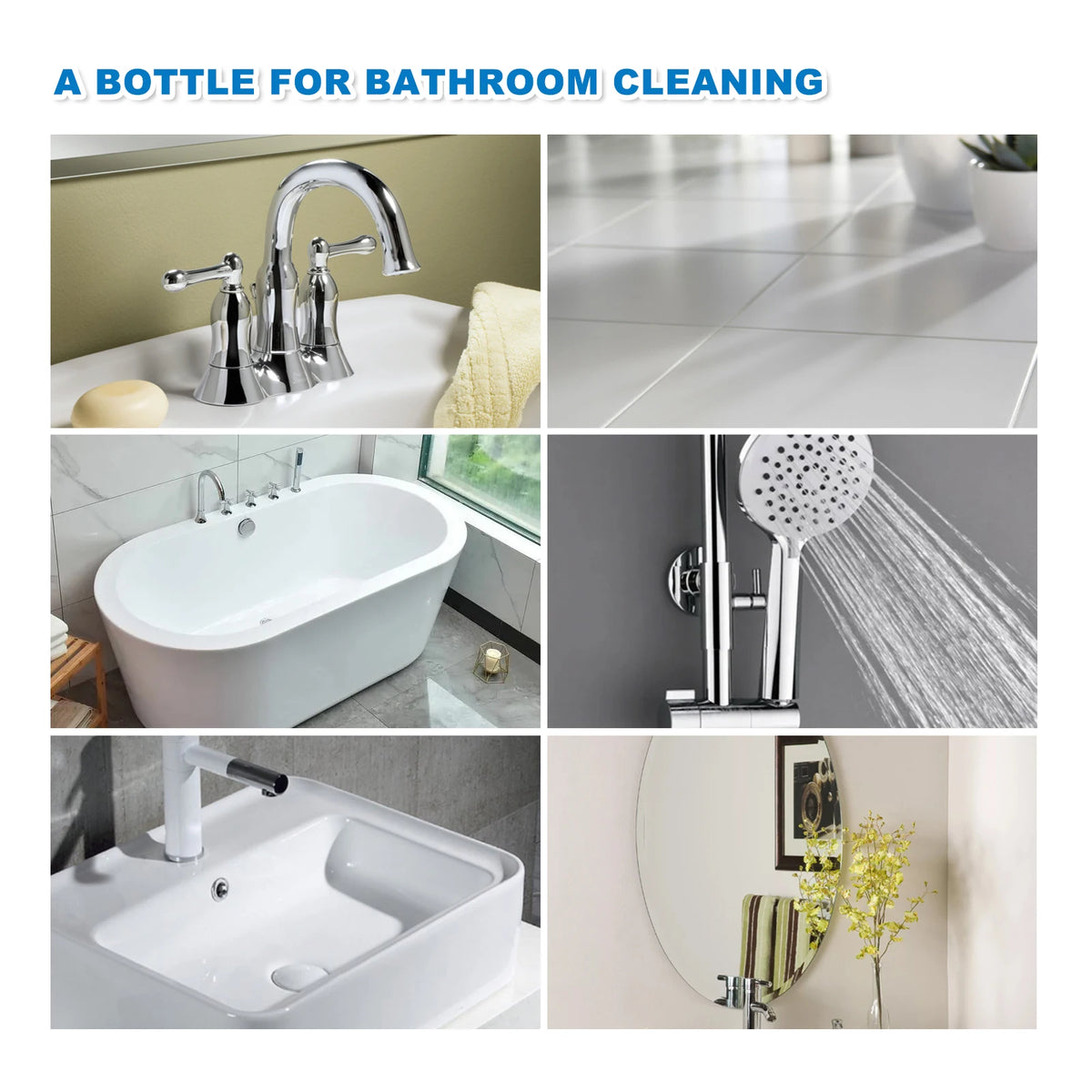 Bathroom Cleaner Shower Room Bathtub Scale Cleaner Washbasin