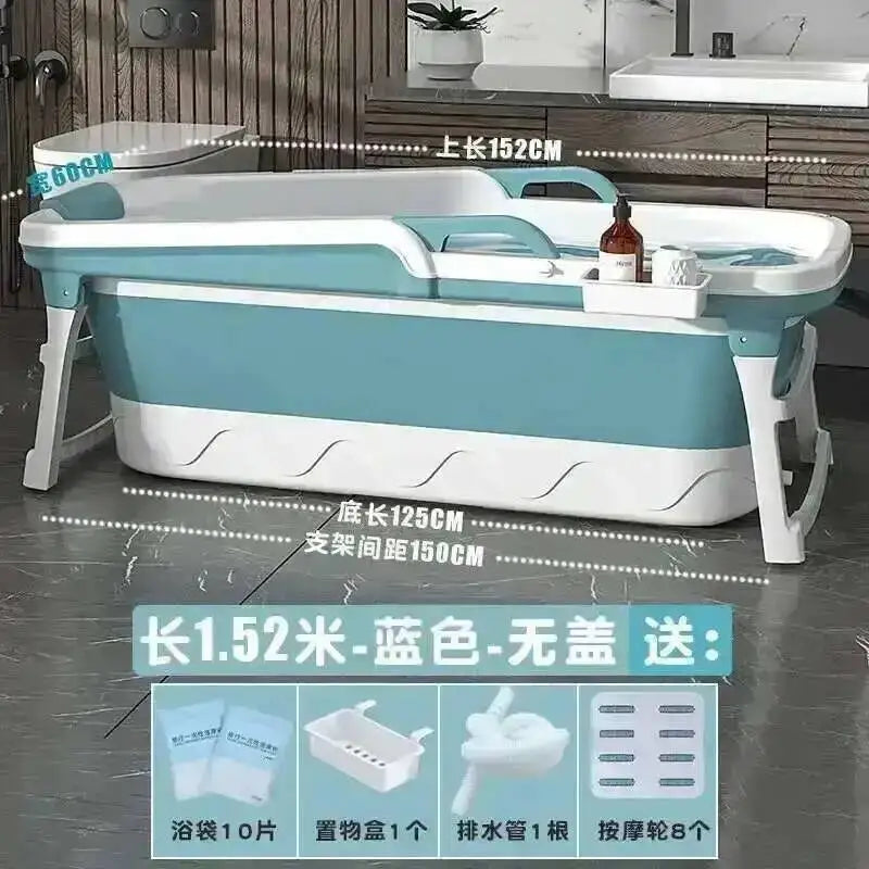 Tub Bathtubs Adult Folding Bathtub Foaming Simple Adult