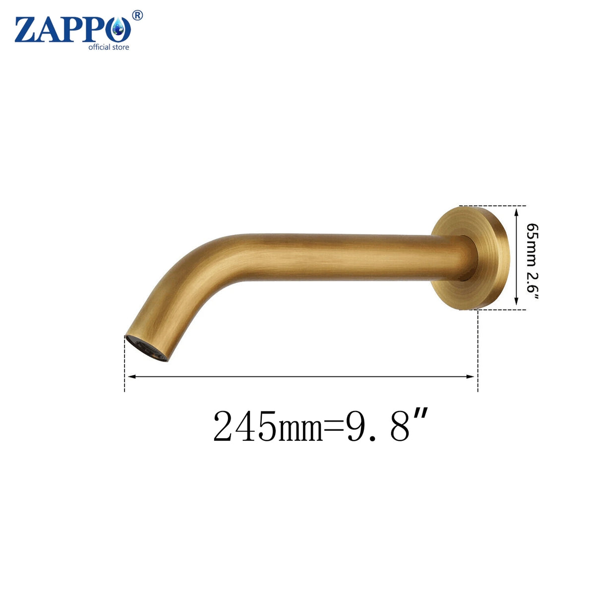 Zappo Touchless Bathroom Sink Faucet Cold Water Automatic