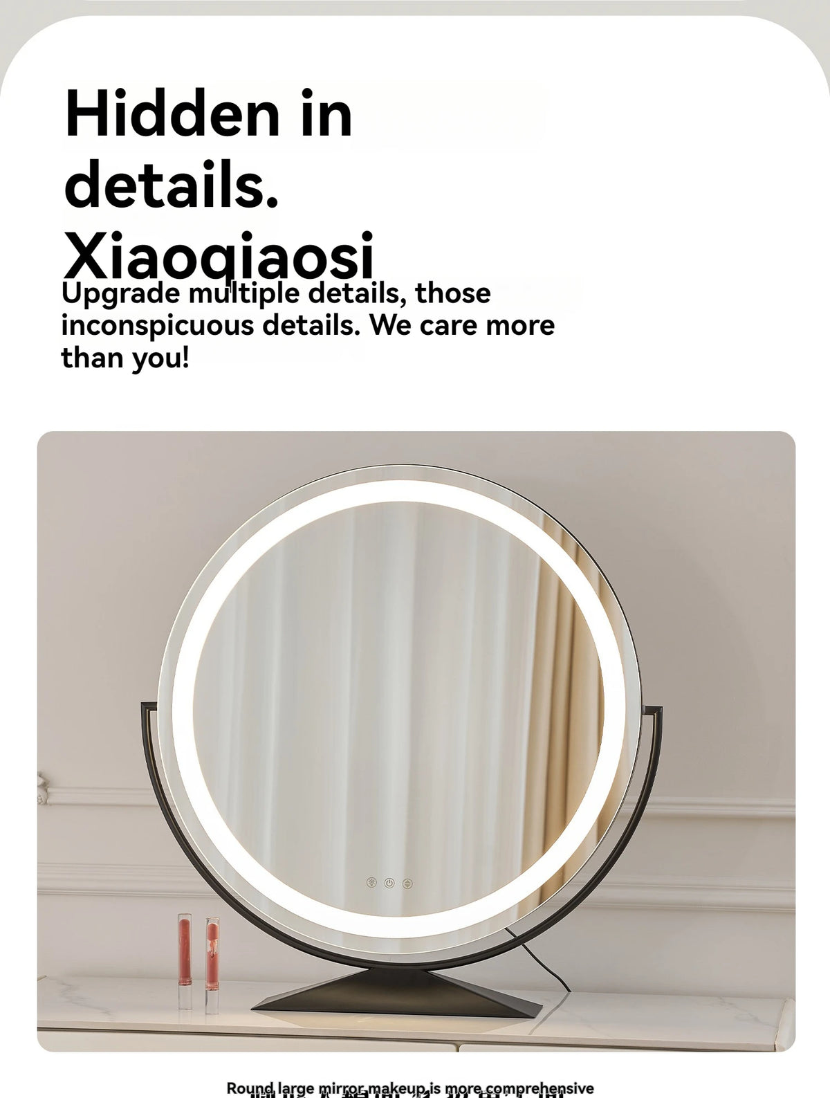 Beauty Mirror Smart Circle Internet Celebrity Bedroom Mirror
