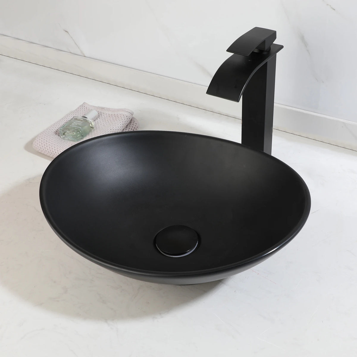 Kemaidi Bathroom Sink Faucet Combo Vessel Sink Countertop