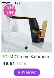 Tolm Brushed Nickel Modern Polished Chrome Brass Sink