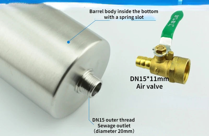 1pc 304/316 Stainless Steel Prefiler Water Filter Industrial