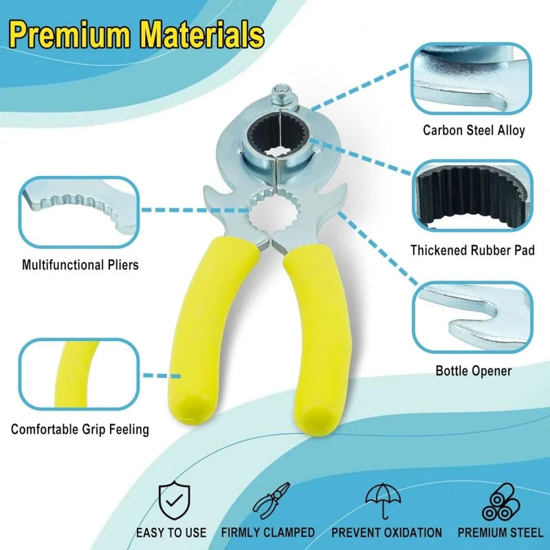 In Faucet Bubbler Wrench Bottle Opener Pliers Sink