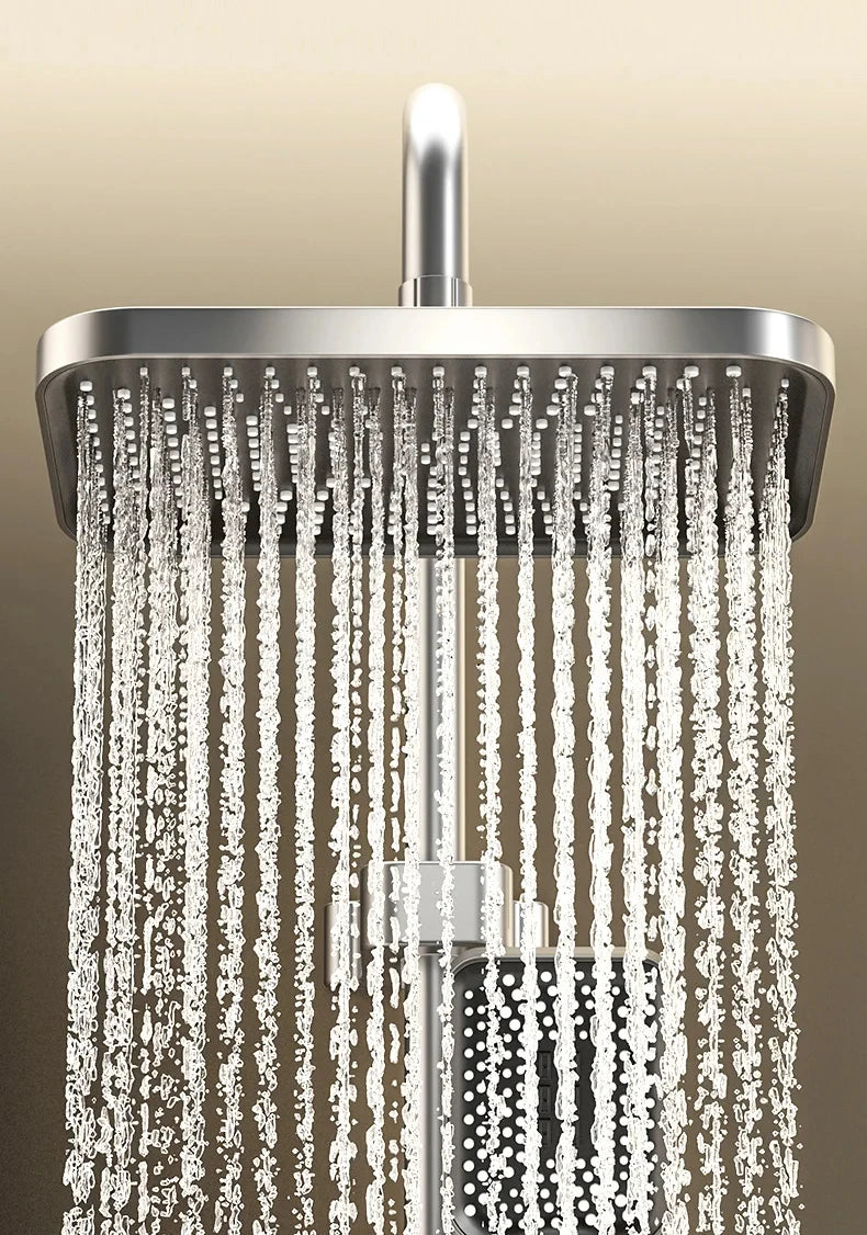 Bathroom Shower Led Display Piano Keys Bath Shower
