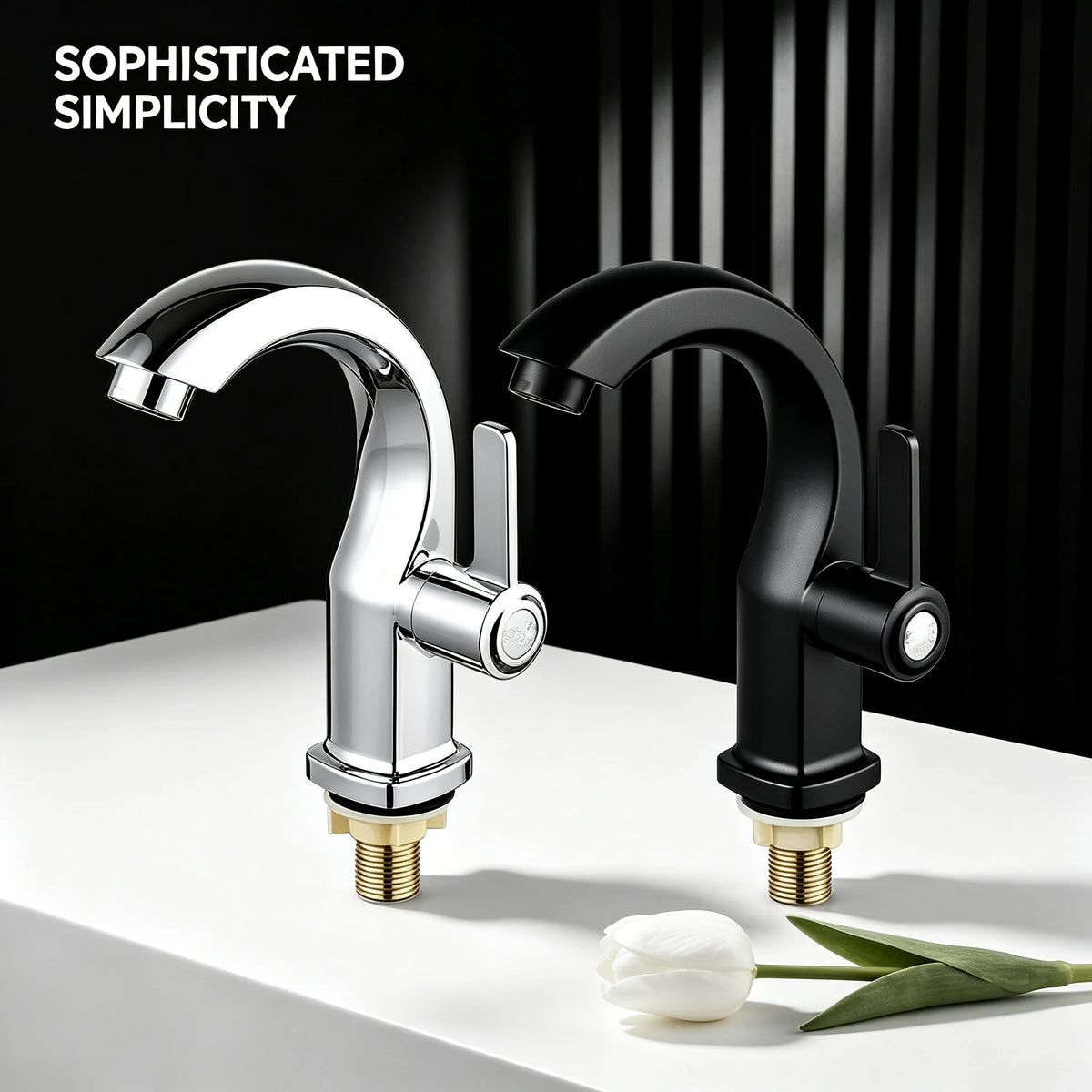 Bathroom Basin Faucet Purifier Lever Hole Tap Cold