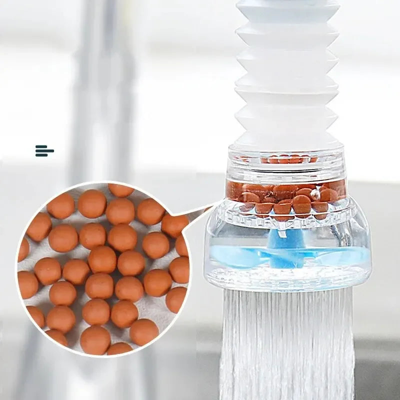 Anti-Splashing Faucet Can Rotate Extend Filter Universal Water