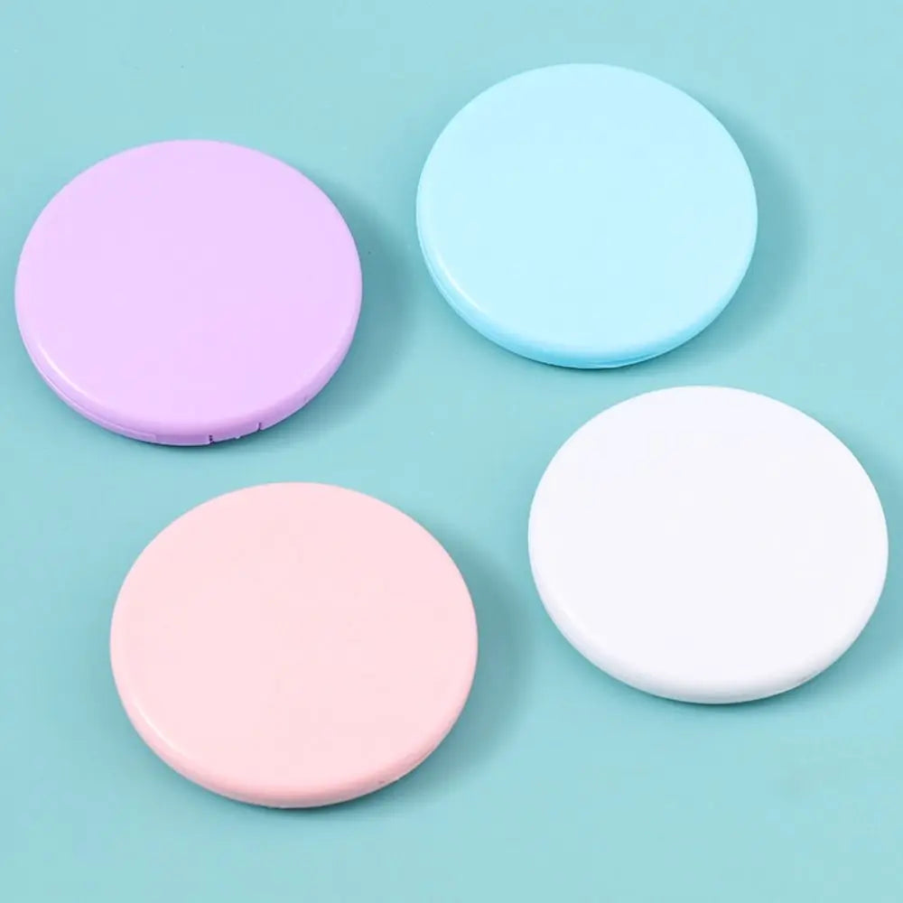 Creative Double Sided Flip Small Round Mirror Cute