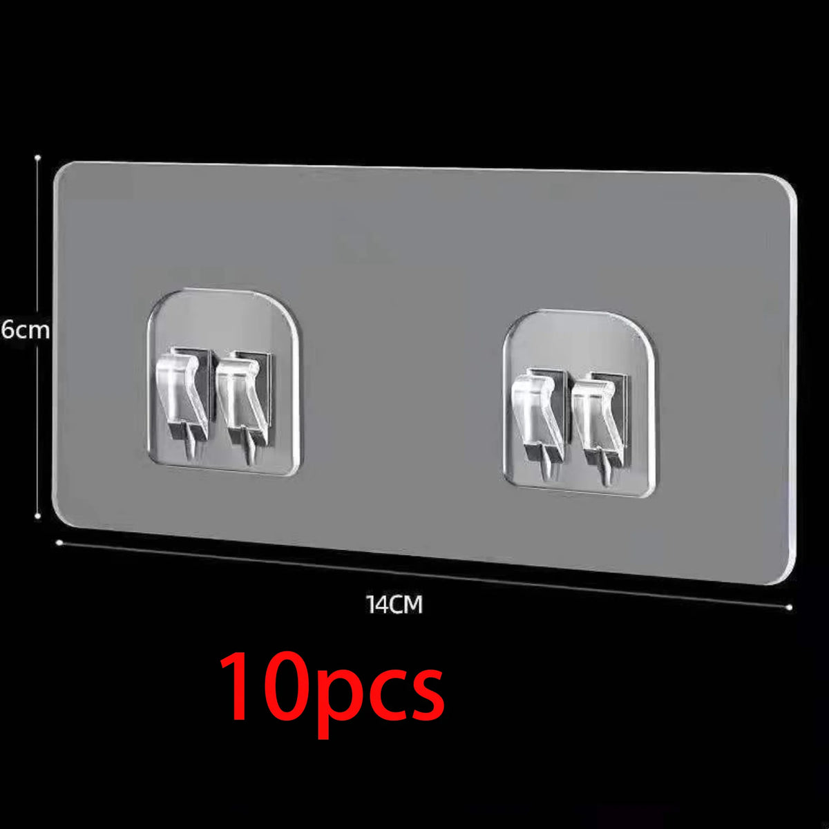 1/10pcs Corner Shower Caddy Adhesive Sticker Hook Mount