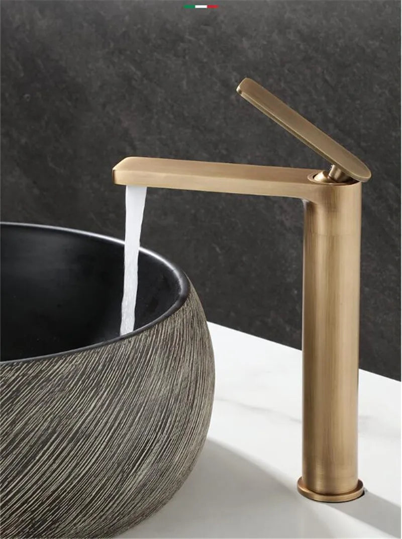 Basin Faucets Antique Bronze Bathroom Faucet & Cold