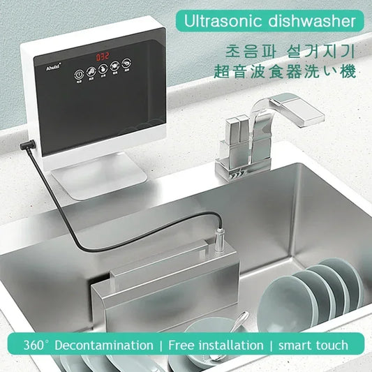 Ultrasonic Dishwasher Automatic Sink Dishwasher Small