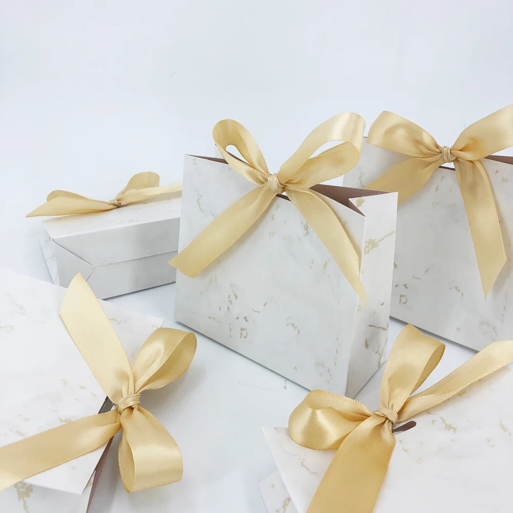 Customization Marble Style Gift Box Wedding Baby Shower