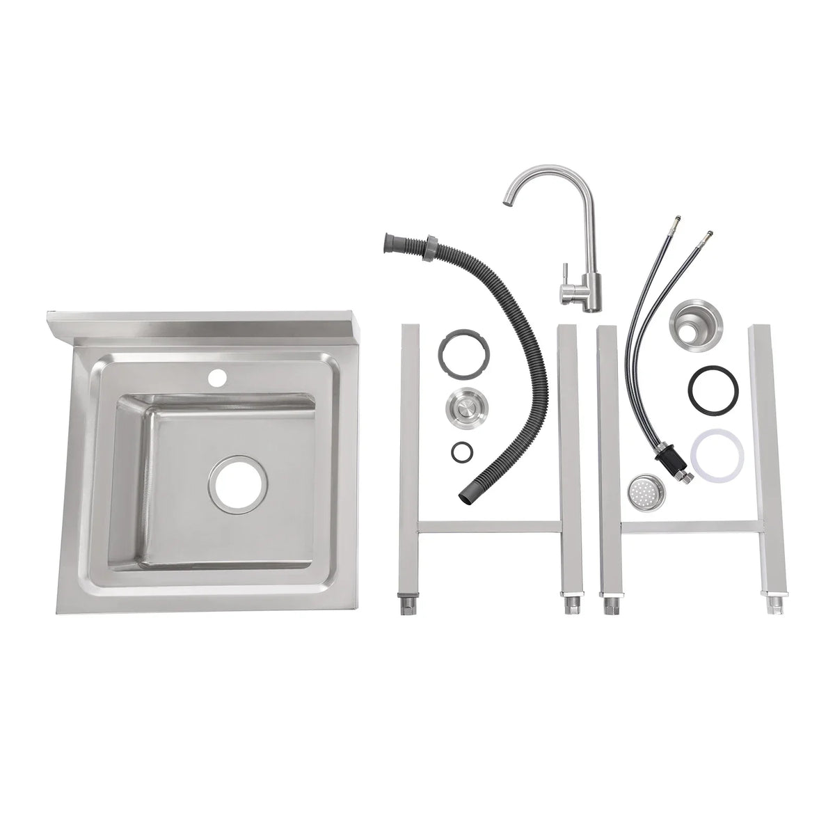 201 Stainless Steel Commercial Sink Floorstanding Commercial Sink