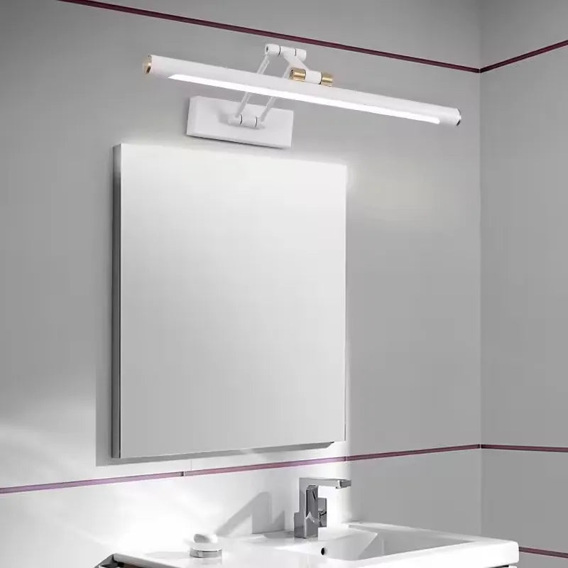 Led Bathroom Vanity Light Adjustable Swing Arm Mirror