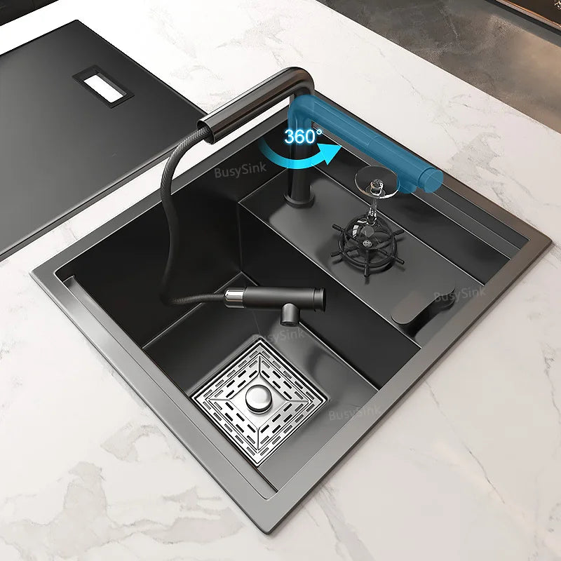 Hidden Sink Stainless Steel Sinks Bar Small Slot
