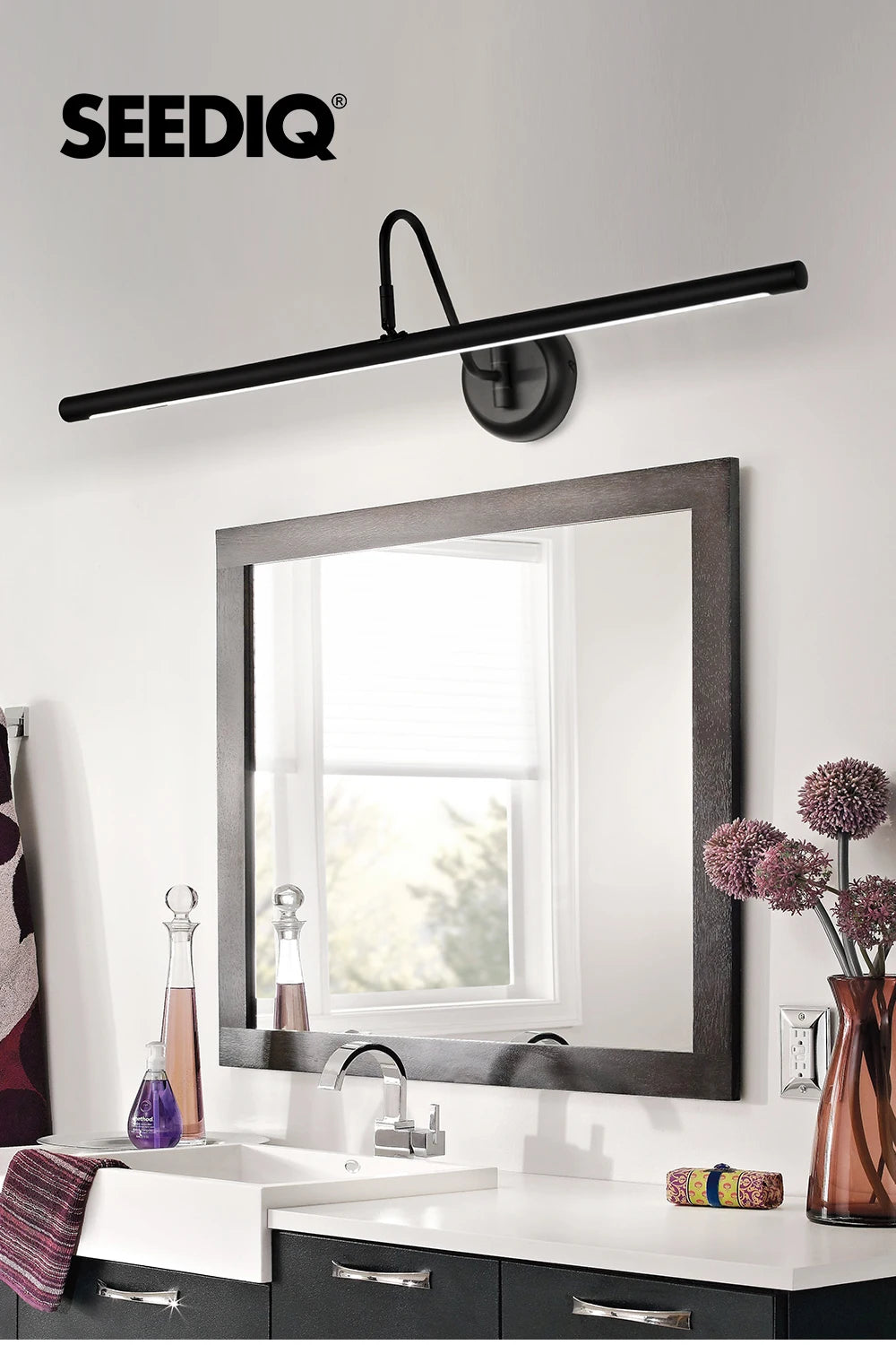 Seediq Modern Led Wall Light Wall Mounted Black