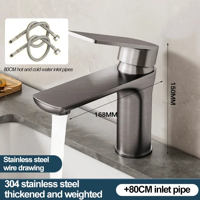 Stainless Steel Faucet Cooling/ Cold Universal Type Suitable