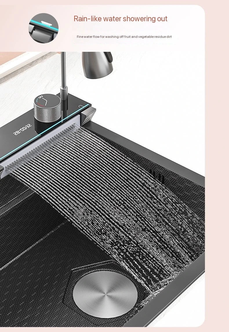 Integrated Waterfall Sink Honeycomb Technology Large Digitial