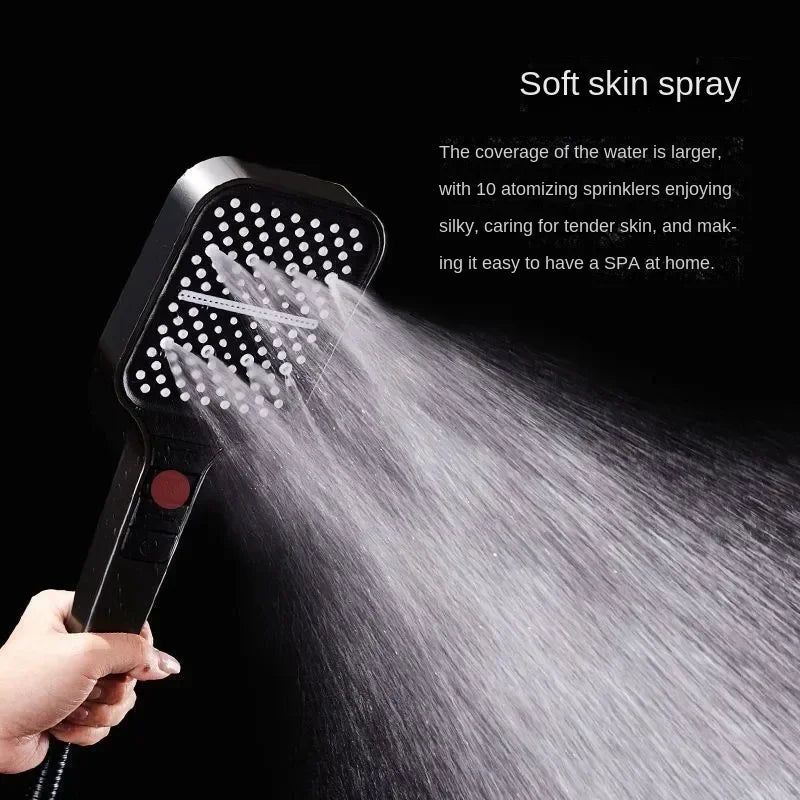 1-4pcs High Quality Bathroom High Pressure Rain Shower