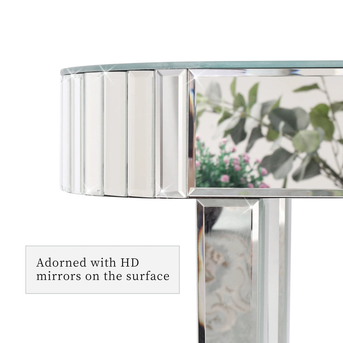 Mirrored Console Table Mirrored Makeup Vanity Table Desk