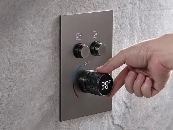 Way Digital Wall Mounted White Or Black Or