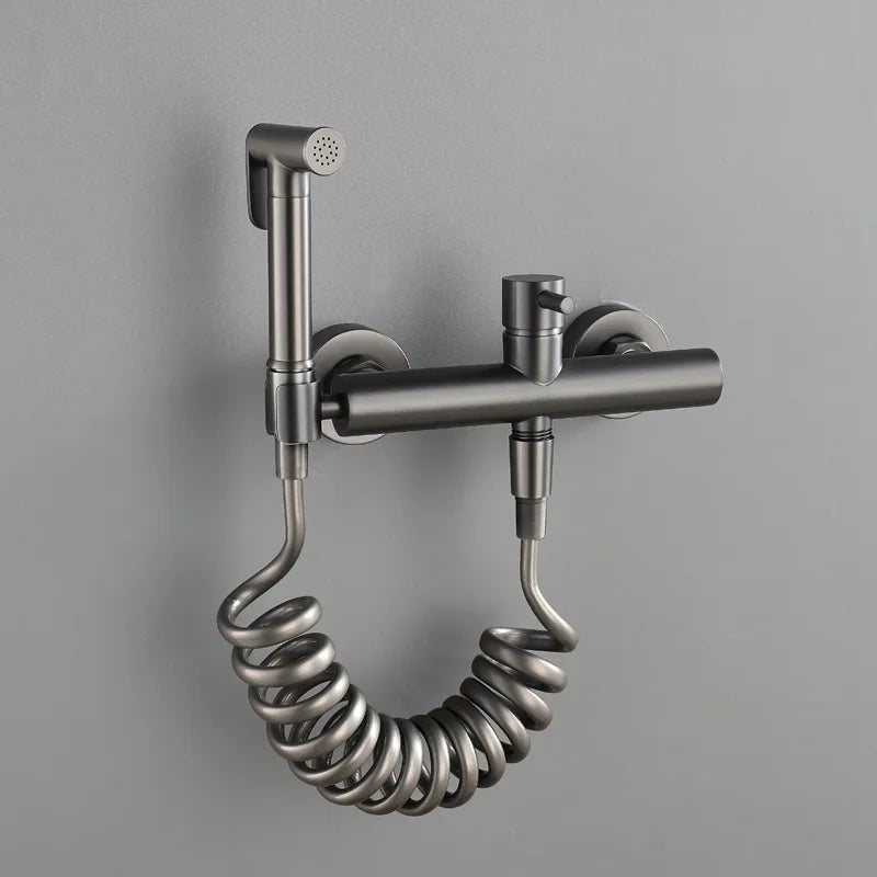 Bidet Faucet Wall Mounted Cold Total Brass Shower
