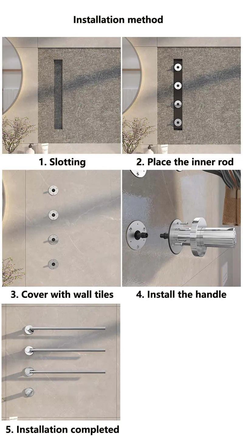 Intelligent Constant Temperature Electric Towel Rack 304