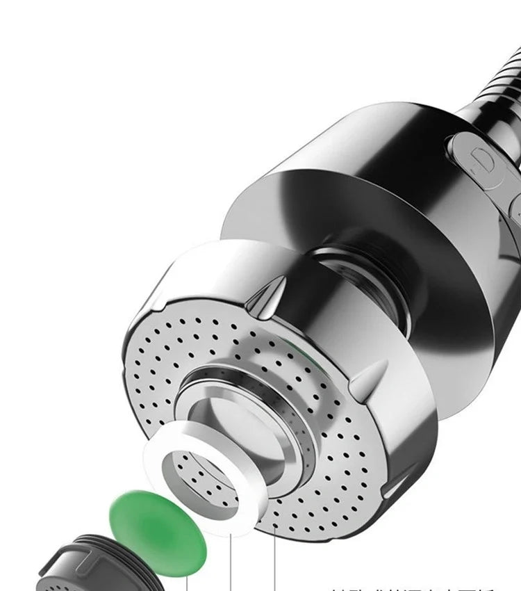 1pc Stainless Steel Sink Faucet Pipe Connection Saving