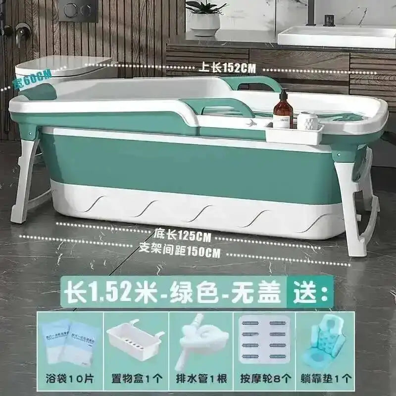 Tub Bathtubs Adult Folding Bathtub Foaming Simple Adult