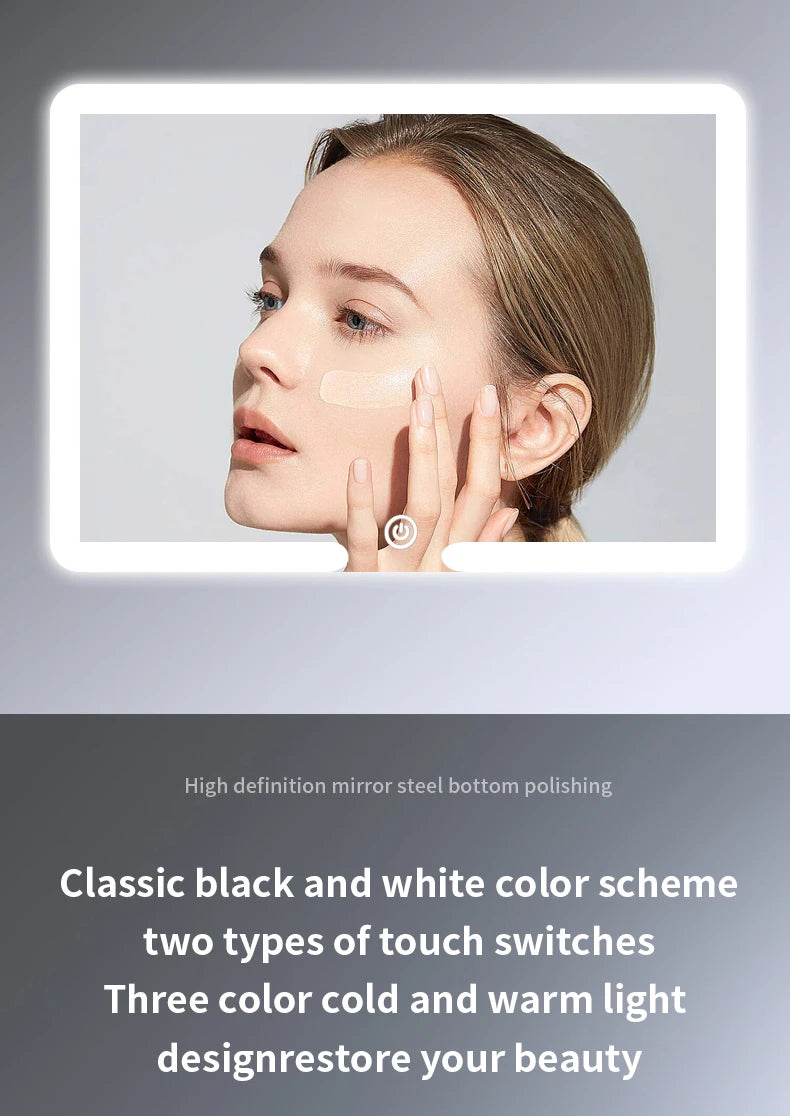 Universal Car Sun Visor Makeup Mirror Led Fill