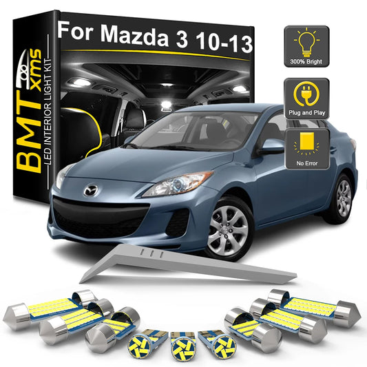 Bmtxms 11pcs Led Interior Light Number Plate Bulb