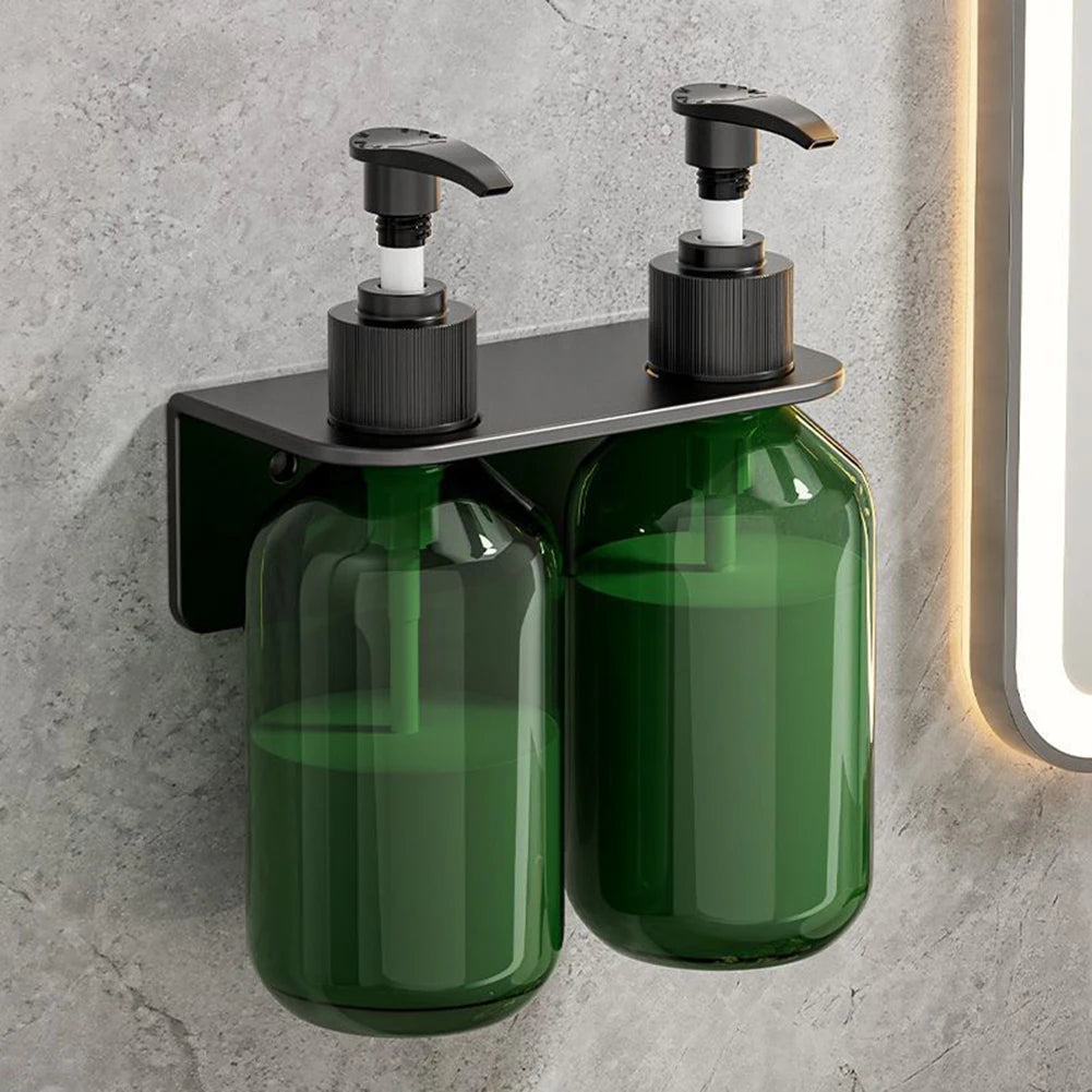 1pc Wall Mounted Stainless Steel Soap Dispenser Holder