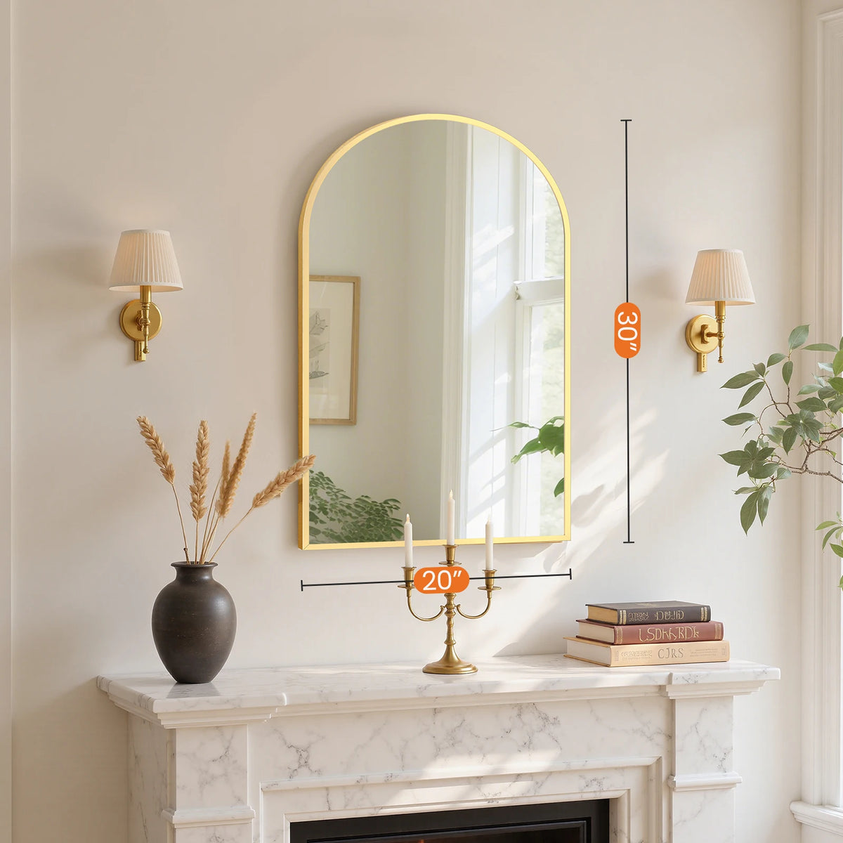Mcq Arched Bathroom Mirror Or Over Sink Wall