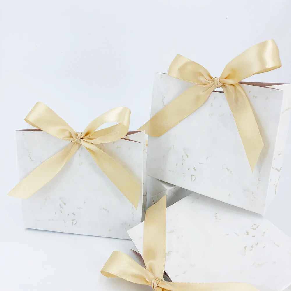 Customization Marble Style Gift Box Wedding Baby Shower
