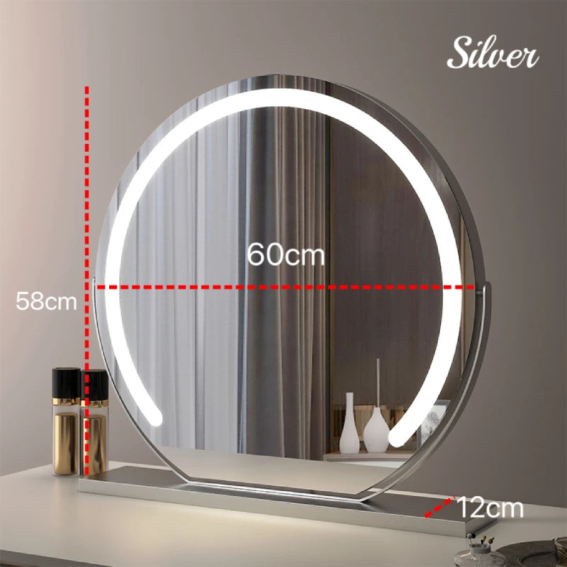 Vanity Makeup Mirror Lights Detachable 15x Magnification Color
