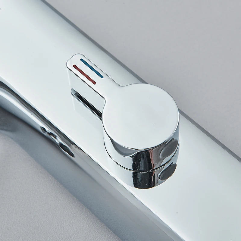 White Touchless Sensor Basin Faucet Smart Digital Display