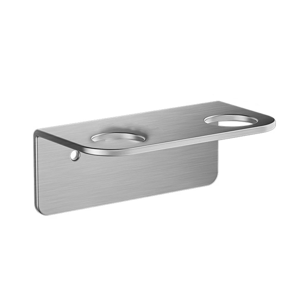 1pc Wall Mounted Stainless Steel Soap Dispenser Holder