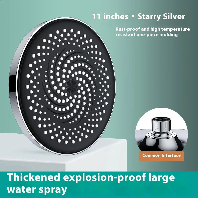 Super Pressurized Shower Top Spray Large Showerhead Bathroom