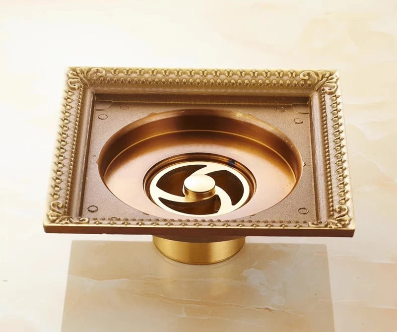 Brass Shower Drain Bathroom Floor Drain Washing Machine