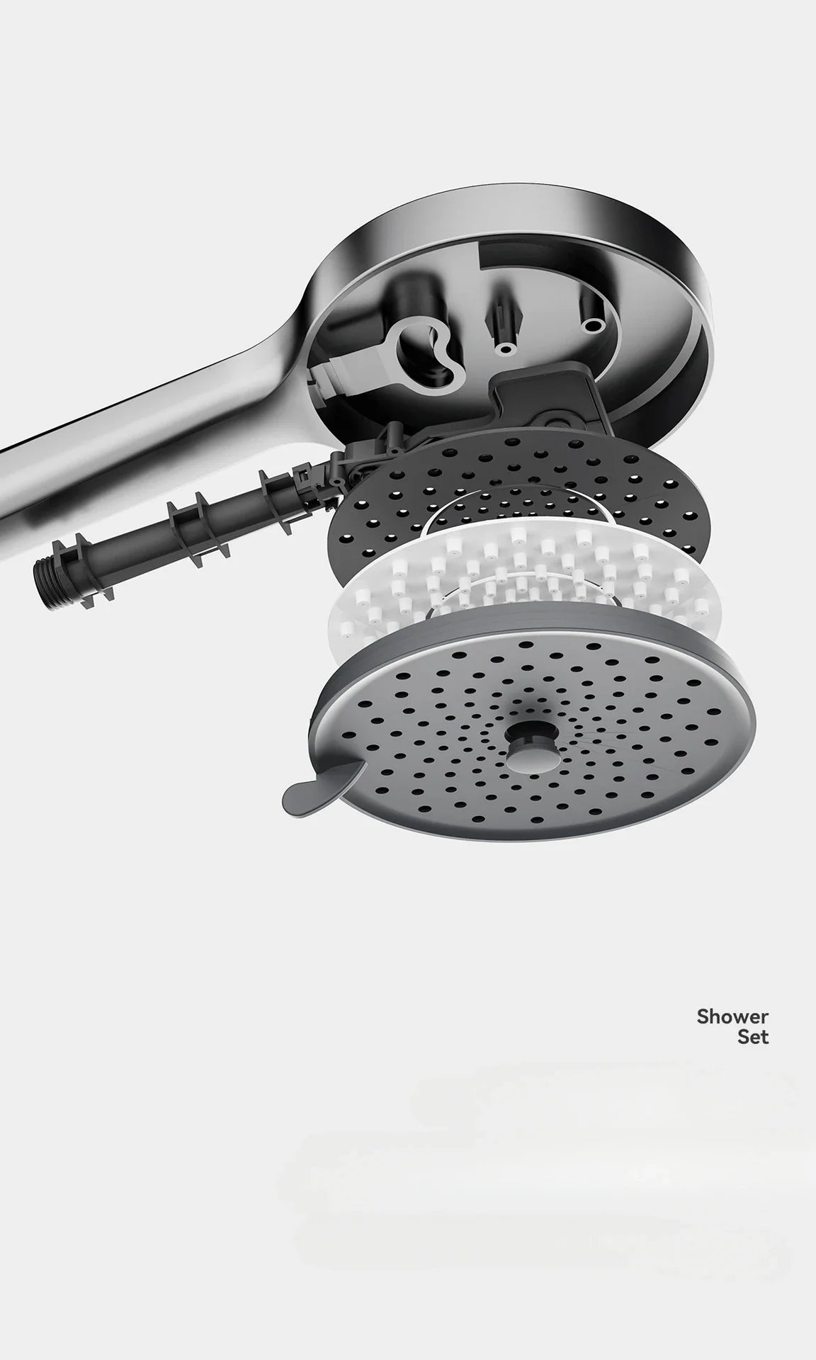 Knob Type Three Ways Water Outlet Sunflower Shower