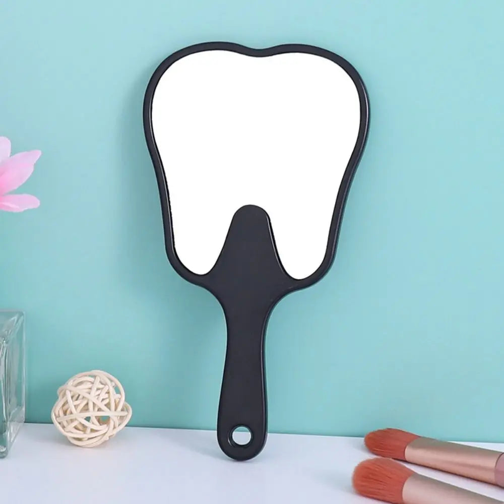 Plastic Tooth-Shaped Mirror Durable Lightweight High-Definition