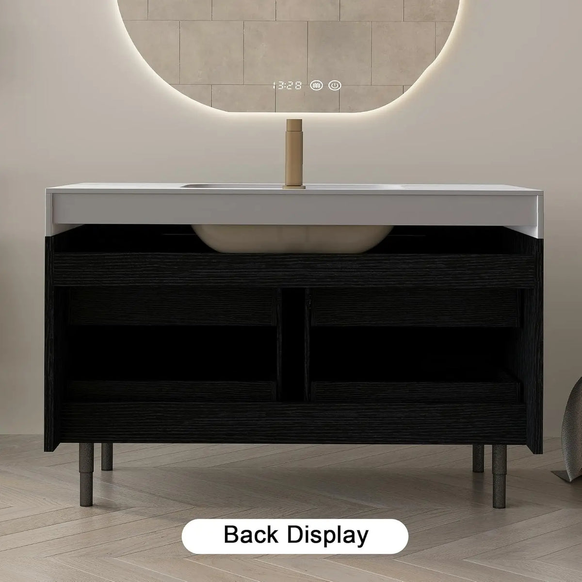 36 Modern Bathroom Vanity Ceramic Sink Sintered Stone