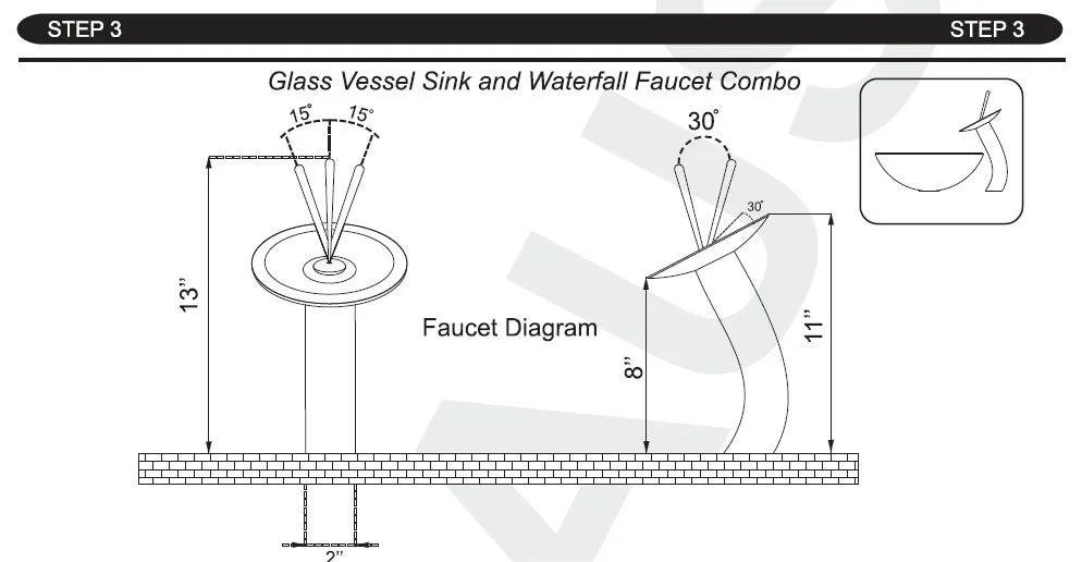 Kemaidi Oval Vessel Sink Faucet White Marbling Bathroom